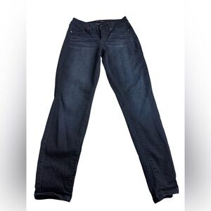 YMI Women's Deep Indigo Straight-Leg Jeans